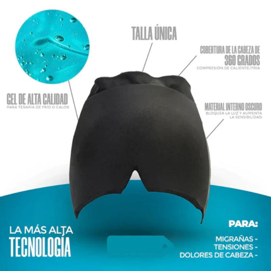 ReliefHat™ Gorro Gel para Dolor de Cabeza